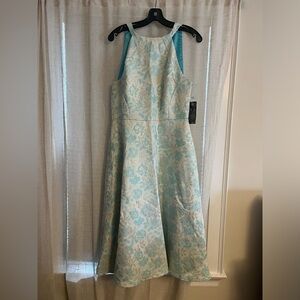 Floral Blue Dress